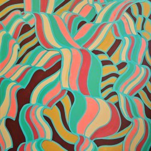 Joy Melt - 48 x 60 in | Mixed media on canvas